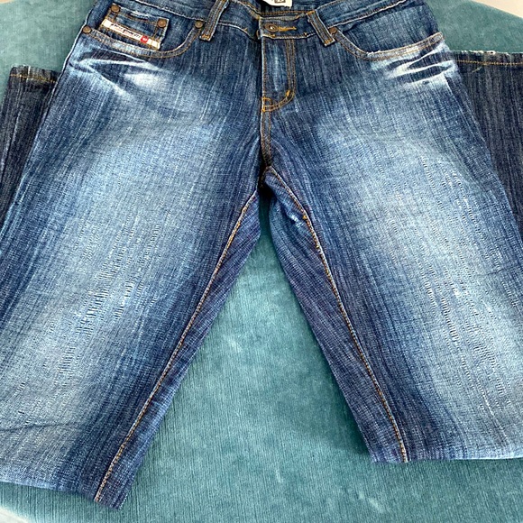 Diesel Jeans Distressed Blue Jeans Size 29. - Picture 2 of 7